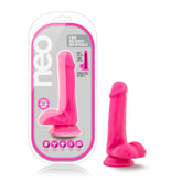 Neo 6 Inch Dual Density Cock with Balls